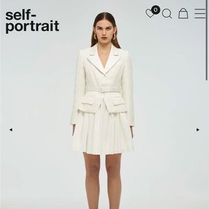 Boulcé Mini Dress- Self Portrait